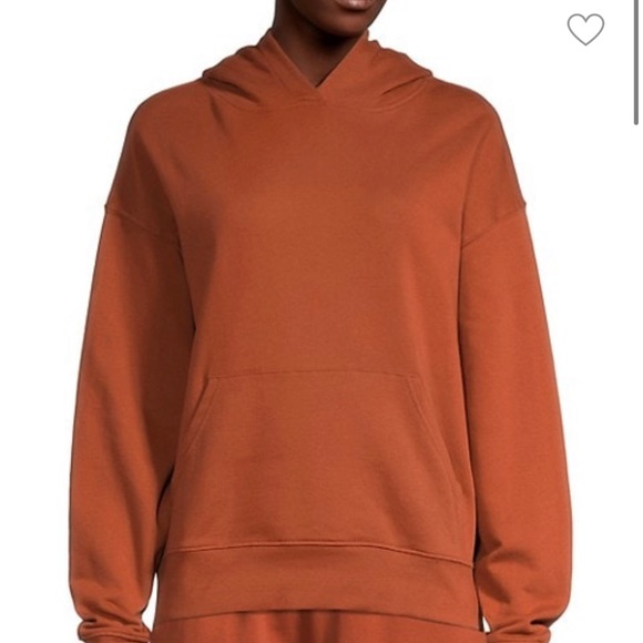 WWW Oversized Hoodie in Rust - Picture 1 of 4